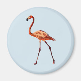 Pink Flamingo Standard, 5,7 cm, Round Magnet