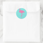Pink Flamingo Sticker (Tasche)