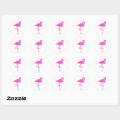 Pink Flamingo Stickers (Blatt)