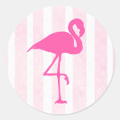 Pink Flamingo Stickers (Vorderseite)