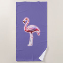 Pink Flamingo Strandtuch