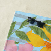 Pink Flamingo Strandtuch (Beispiel)