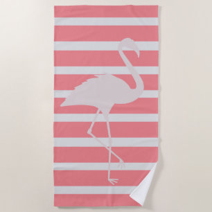 Pink Flamingo Strandtuch