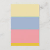 Pink Flamingo Summer Party Begleitkarte (Rückseite)