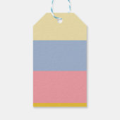 Pink Flamingo Summer Party Geschenkanhänger (Rückseite)