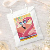 Pink Flamingo Summer Party Geschenktütchen (Ausgeschnitten)