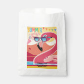Pink Flamingo Summer Party Geschenktütchen (Vorderseite)