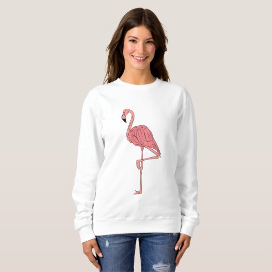 Pink Flamingo Sweatshirt (Vorne ganz)