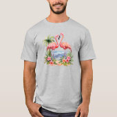 Pink Flamingo T - Shirt (Vorderseite)