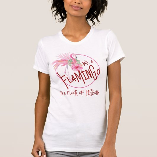 Pink Flamingo T - Shirt Inspiration (Vorderseite)