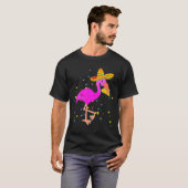 Pink Flamingo Taco Funny Mexican Cinco De Mayo T-Shirt (Vorne ganz)