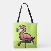 Pink Flamingo Tasche (Rückseite)