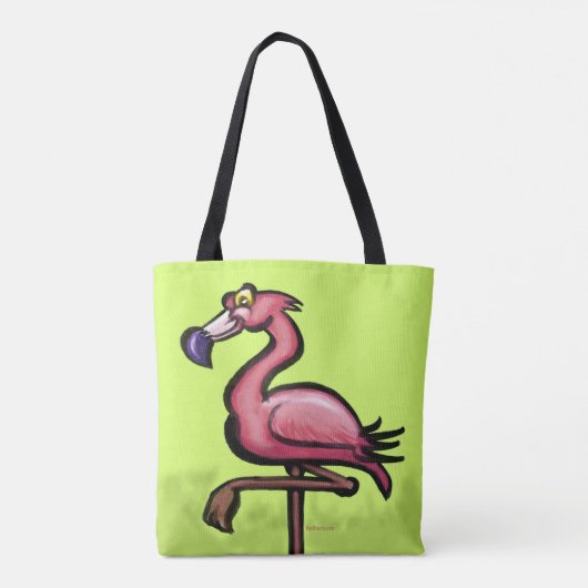Pink Flamingo Tasche (Rückseite)