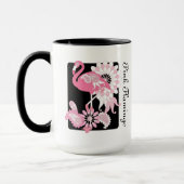 Pink Flamingo Tasse (Links)