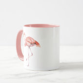 Pink Flamingo Tasse (Vorderseite Links)