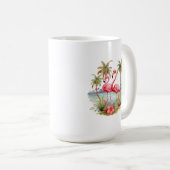 Pink Flamingo Tasse (VorderseiteRechts)