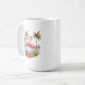 Pink Flamingo Tasse (Vorderseite Links)