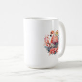Pink Flamingo Tasse (VorderseiteRechts)