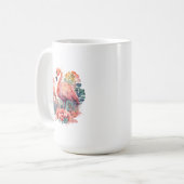 Pink Flamingo Tasse (Vorderseite Links)