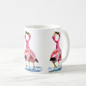 Pink Flamingo Tasse (VorderseiteRechts)