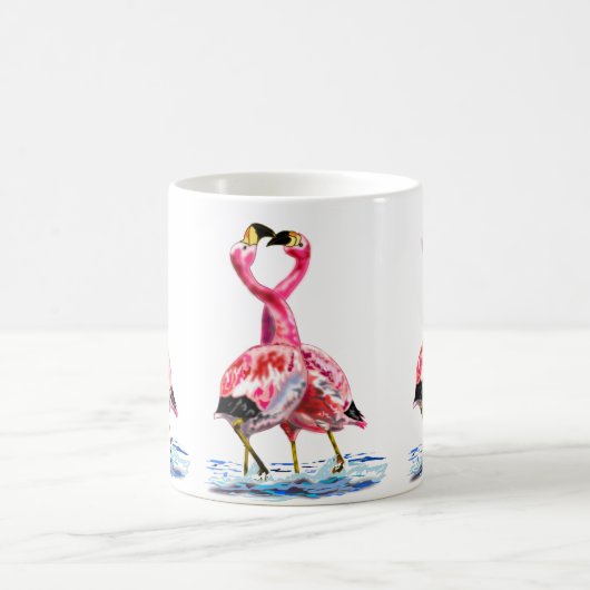 Pink Flamingo Tasse (Mittel)