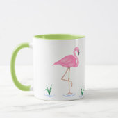Pink Flamingo Tasse (Links)