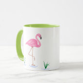 Pink Flamingo Tasse (Vorderseite Links)