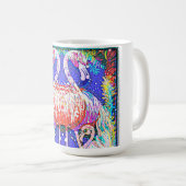 Pink Flamingo Tasse (VorderseiteRechts)