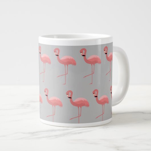 Pink Flamingo Tee Tasse (Vorderseite Rechts)
