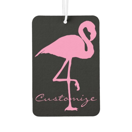 Pink Flamingo Thunder_Cove Classic Autolufterfrischer (Rückseite)