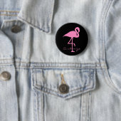 Pink Flamingo Thunder_Cove Classic Button (Beispiel)