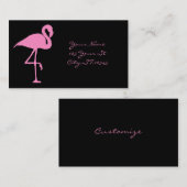 Pink Flamingo Thunder_Cove Classic Visitenkarte (Vorne/Hinten)