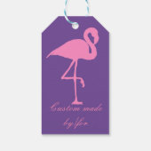 Pink Flamingo Thunder_Cove Geschenkanhänger (Rückseite)