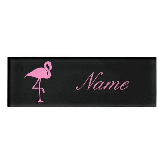 Pink Flamingo Thunder_Cove Namenschild (Vorderseite)