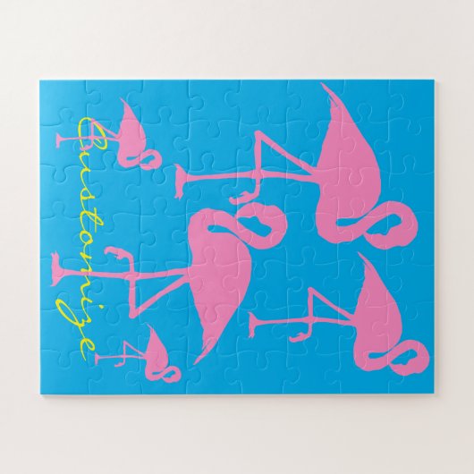 Pink Flamingo Thunder_Cove Puzzle (Horizontal)