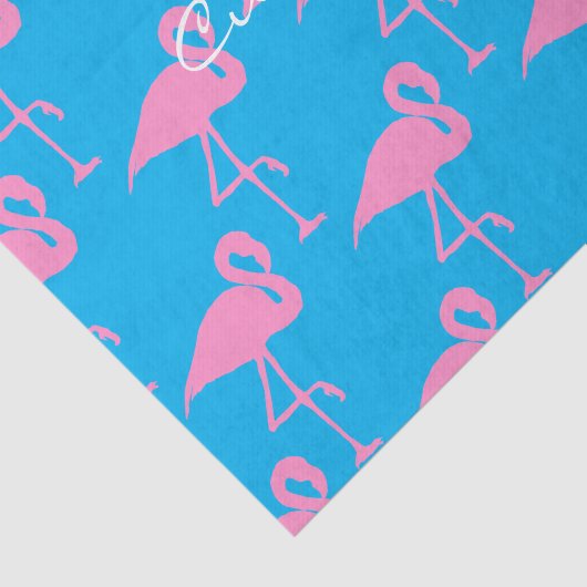 Pink Flamingo Thunder_Cove Seidenpapier (Ausschnitt)