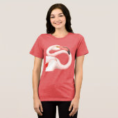 Pink Flamingo Tri-Blend Shirt (Vorderseite voll)