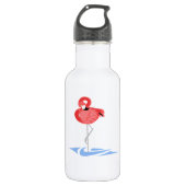Pink Flamingo Trinkflasche (Vorderseite)