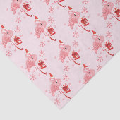 Pink Flamingo Tropical Beach Bird Weihnachten Seidenpapier (Ausschnitt)