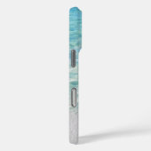 Pink Flamingo Tropical Beach Moderne Ihren Namen h Case-Mate iPhone Hülle (Rückseite / Rechts)