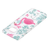 Pink Flamingo & Tropical Blume Muster GS7 Case-Mate Samsung Galaxy Hülle (unten)