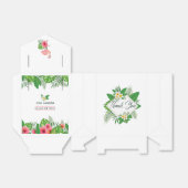 Pink Flamingo Tropical Watercolor Luau Abschluss Geschenkschachtel (Ungefaltet)