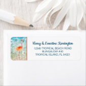 Pink Flamingo | Tropischer Strand (Insitu)