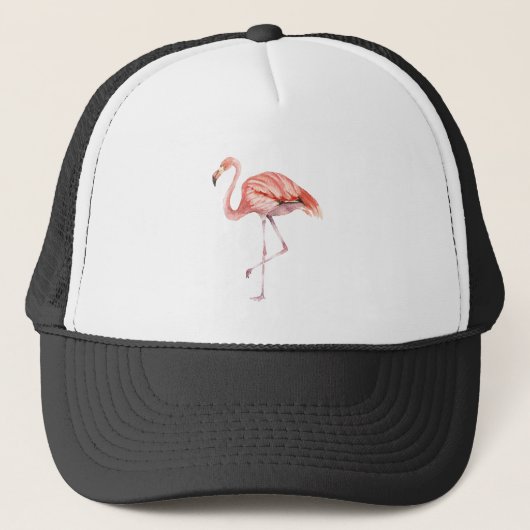 Pink Flamingo Truckerkappe (Vorderseite)