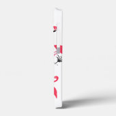 Pink Flamingo und Palm Tree Muster Case-Mate iPhone Hülle (Rückseite / Links)