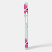 Pink Flamingo und tropische Früchte Muster Case-Mate iPhone Hülle (Rückseite / Links)