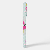 Pink Flamingo und tropische Früchte Muster Case-Mate iPhone Hülle (Rückseite / Rechts)