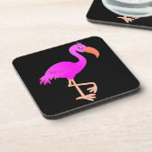 Pink Flamingo Untersetzer - Ihre Farben (Linke Seite)