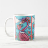 PINK FLAMINGO VALENTINE CLASSIC TASSE *Anpassen (Links)