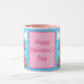PINK FLAMINGO VALENTINE HERZEN, NIEDLICHE LIEBE VÖ TASSE (Zentrum)